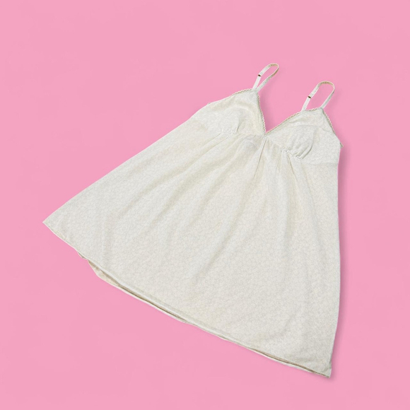 Y2K Floral Ethereal Fairy Babydoll Silk Victoria’s Secret Lingerie Large - Picture 3 of 8